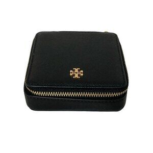 TORY BURCH - Black Saffiano Leather Accessory Case 127-081525